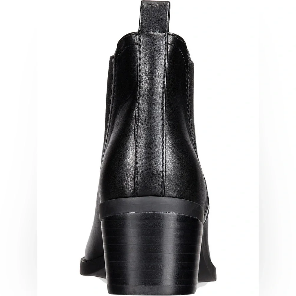 New without box Dolce Vita Womens Zipporah Leather Chelsea Boots Black size 10 - Picture 3 of 11